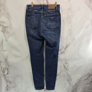 Judy Blue Jeans Womens 5 27 Skinny Fit Auburn Tummy Whiskering Dark High Crop